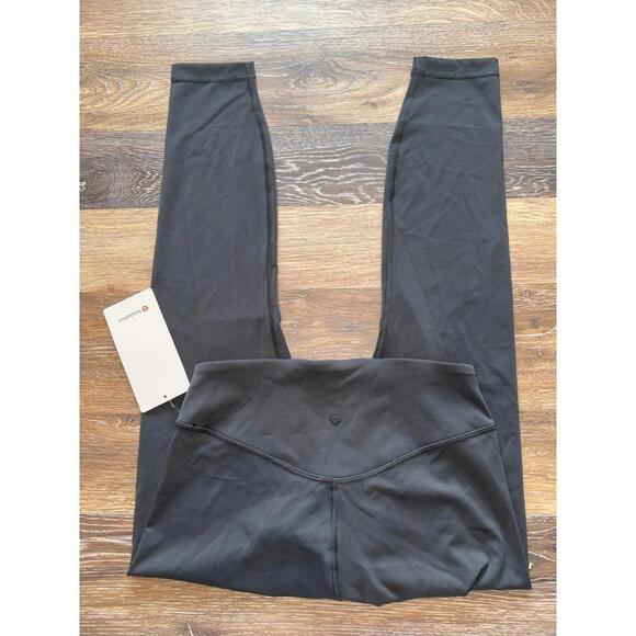 lululemon athletica Pants - Lululemon Wunder Under SmoothCover High Rise 25” Graphite Grey Size 8 NWT